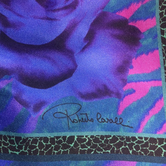 Roberto Cavalli Silk Animalier Scarf - Picture 3 of 9